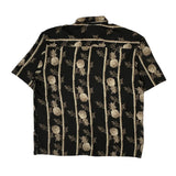Puritan Hawaiian Shirt - XL Black Viscose