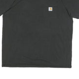 CARHARTT Mens Black & Yellow Pocket T-Shirt XL Short Sleeve Crew Neck Workwear