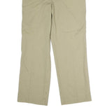DICKIES Mens Cotton Beige Regular Straight Trousers W34 L29 Zip Closure Classic