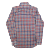 LEVI'S Mens Blue & Red Check Shirt S Cotton Blend Casual Lightweight