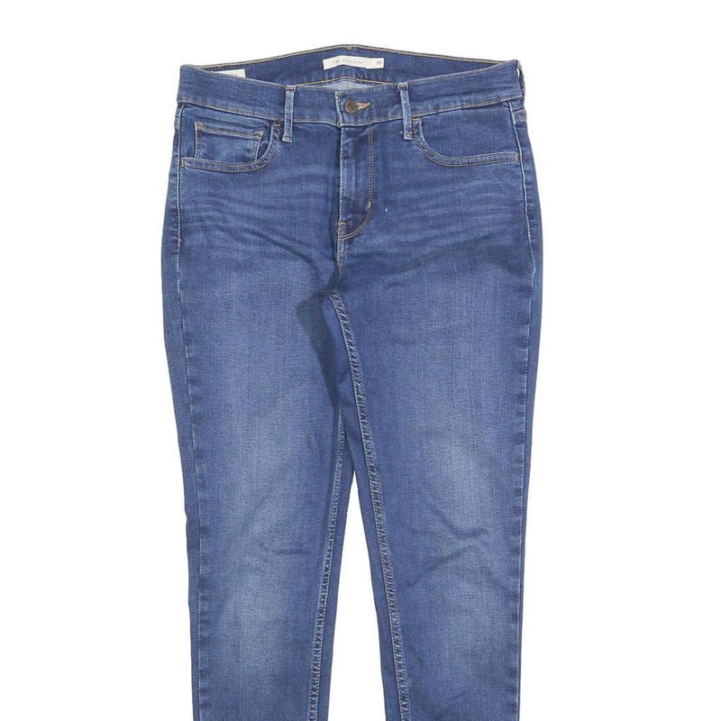 LEVI'S 710 Womens Slim Skinny Denim Medium Wash W30 L29 Cotton Blend Zip Jeans