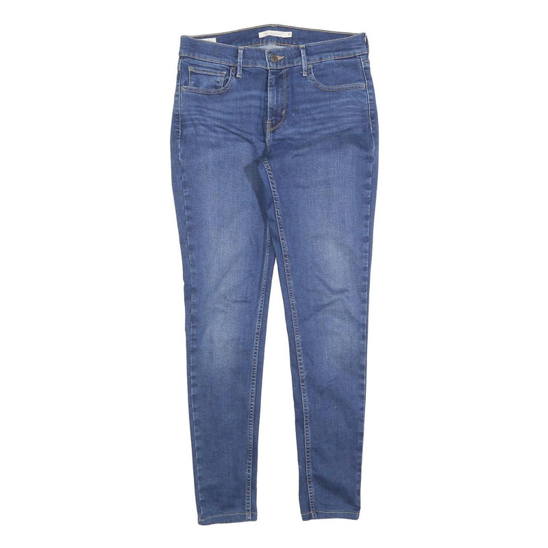 LEVI'S 710 Womens Slim Skinny Denim Medium Wash W30 L29 Cotton Blend Zip Jeans