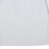 ARMANI COLLEZIONI Womens White Cotton Blend Pencil Knee Length Skirt M Elegant