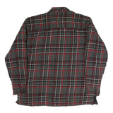 FORCEFIELD Mens Black & Red Check Shirt 2XL Cotton Casual Long Sleeve