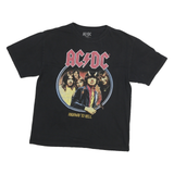 AC DC Mens Black Highway To Hell Graphic T-Shirt L Short Sleeve Crew Neck Rock