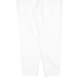 GLOBETROTTER Womens White Regular Fit Straight Denim Woven Cotton Blend Jeans