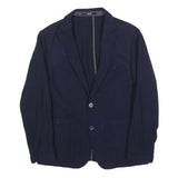 JOOP! Mens Blue Wool Button Jacket S Tailored Classic Plain Stylish