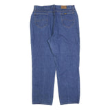 LEE Womens Blue Regular Straight Denim W34 L28 Zip Cotton Blend Classic Jeans