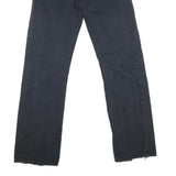 LEVI'S 501 Mens Jeans Black Regular Straight Denim Dark W29 L31 Classic Fit Zip