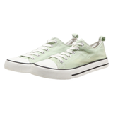 PRIMARK Low Top Trainers Green Canvas Womens UK 8