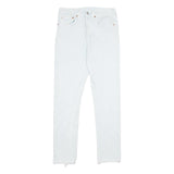 LEVI'S 501S Womens Classic Slim Denim Light Blue W26 L30 Button Closure