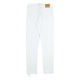 LEVI'S 501S Womens Classic Slim Denim Light Blue W26 L30 Button Closure