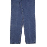 LEE Mens Jeans Blue Regular Straight Denim Medium W30 L34 Classic Casual Zip