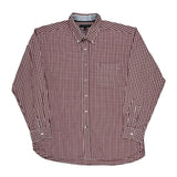 Tommy Hilfiger Checked Shirt - XL Red Cotton