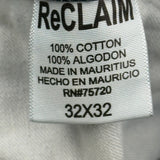 Reclaim Jeans - 32W 32L Blue Cotton
