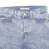 LEVI'S Womens Denim Blue Casual Shorts XS W25 Rolled Hem Classic Fit