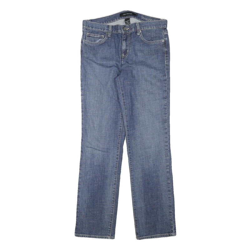 CALVIN KLEIN JEANS Mens Regular Blue Denim Straight Leg Cotton Blend W31 L31