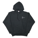 CHAMPION Mens Black Satellite Radio Hoodie L Cotton Blend Pullover Casual