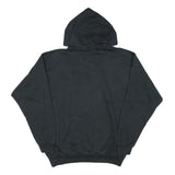 CHAMPION Mens Black Satellite Radio Hoodie L Cotton Blend Pullover Casual