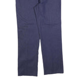 VALTODEX Mens Cotton Blend Blue Regular Fit Straight Trousers W40 L32 Casual