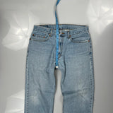 505 Levis Jeans - 32W 28L Light Wash Cotton