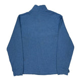 Polo By Ralph Lauren 1/4 Zip - Large Blue Cotton