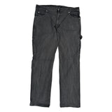 Dickies Carpenter Trousers - 36W 33L Black Cotton