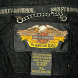 Harley Davidson Graphic Cord Jacket - XL Black Cotton