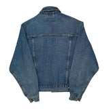 Wrangler Denim Jacket - Small Blue Cotton