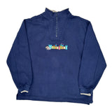 Disneyland Resort Disney Graphic 1/4 Zip - Large Blue Cotton