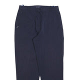 BIAGGINI Womens Navy Blue Regular Fit Trousers W30 L30 Polyester Blend Zip
