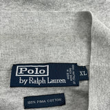 Polo By Ralph Lauren Collared Sweater - XL Gray Cotton