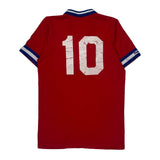 1980s Exton Softball Majestic Jersey - Small Red Polyester