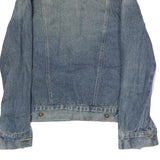STEVE & BARRY Womens Blue Denim Cotton Button Jacket S Casual Classic Fit