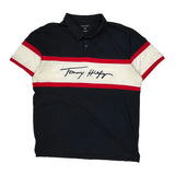 Tommy Hilfiger Slim Fit Polo Shirt - 2XL Navy Cotton