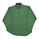 Tommy Hilfiger Shirt - Large Green Cotton