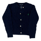 Age 3 Ralph Lauren Cardigan - XS Navy Cotton