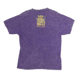 UNIVERSAL STUDIO Mens Purple Universal Studios Florida Graphic T-Shirt M Crew