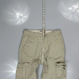 Levis Cargo Trousers - 32W 30L Beige Cotton