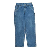 Carhartt Double Knee Carpenter Jeans - 36W 34L Blue Cotton