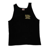 Oneita Single Stitch Tank Top - Medium Black Cotton