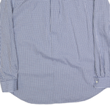 NAUTICA Mens Blue & White Check Shirt XL Wrinkle Resistant Casual Classic Fit