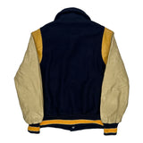 Swingster Varsity Jacket - Medium Beige Leather