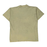 Nature Scene Colorado Single Stitch T-Shirt - Large Cream Cotton