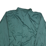 AVANTI Mens Green Coach Jacket XL Polyester Microfibre Plain Zip Lightweight