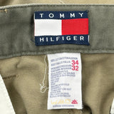 Tommy Hilfiger Chinos - 34W 32L Khaki Cotton