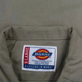 Dickies Short Sleeve Shirt - XL Khaki Polyester Blend