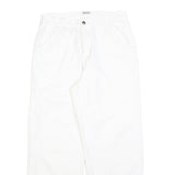 SPOTLITE Womens White Cotton Blend Regular Fit Straight Leg Denim Jeans W30 L28