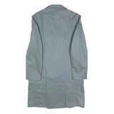 SPILAG Mens Grey Cotton Jacket M Button Workwear Plain Classic Fit Functional