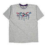 Single Stitch Golf Graphic Anvil T-Shirt - XL Gray Cotton